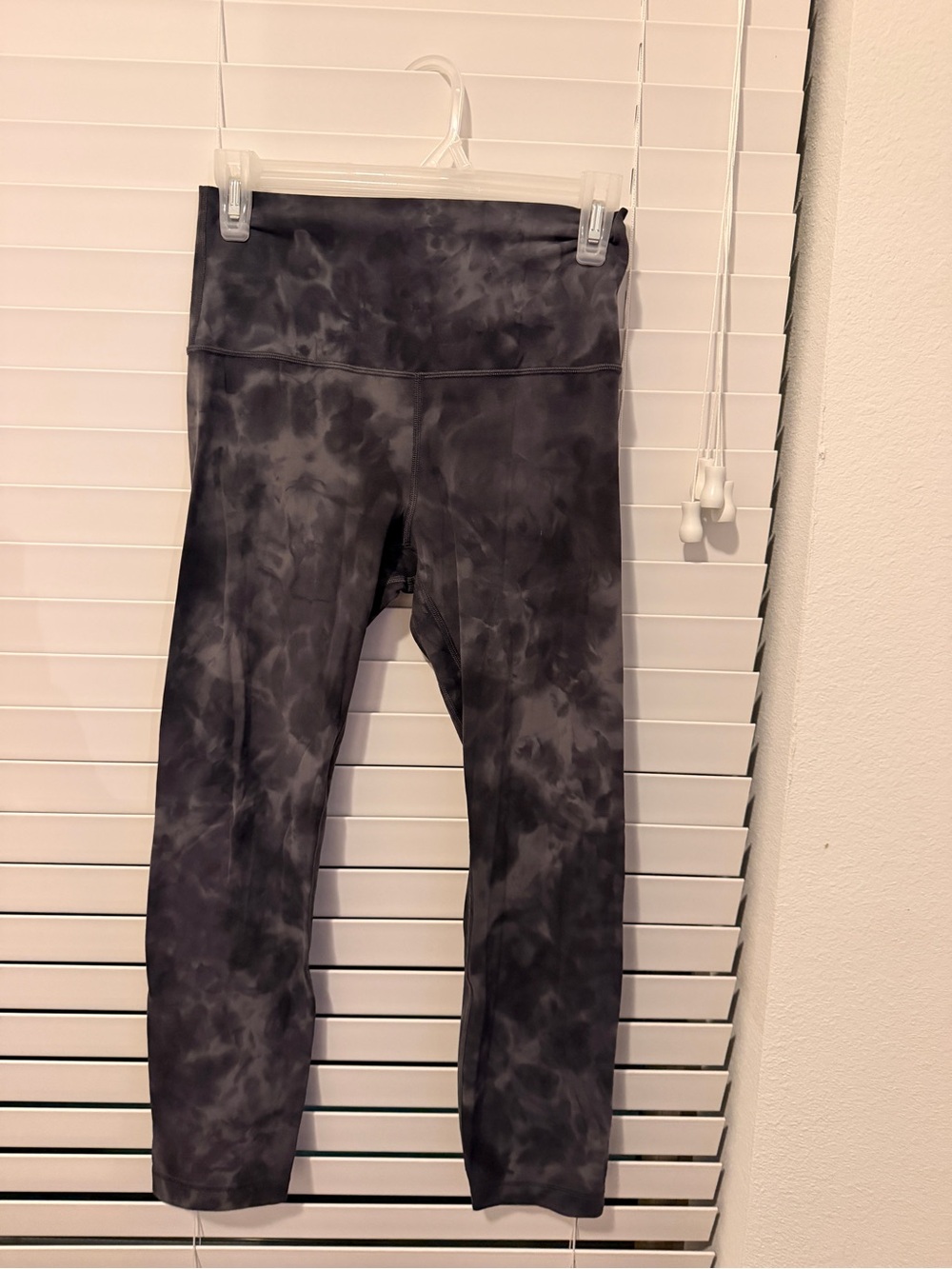 lululemon athletica Women's High-Rise Tie-Dye Leggings - Black Gray